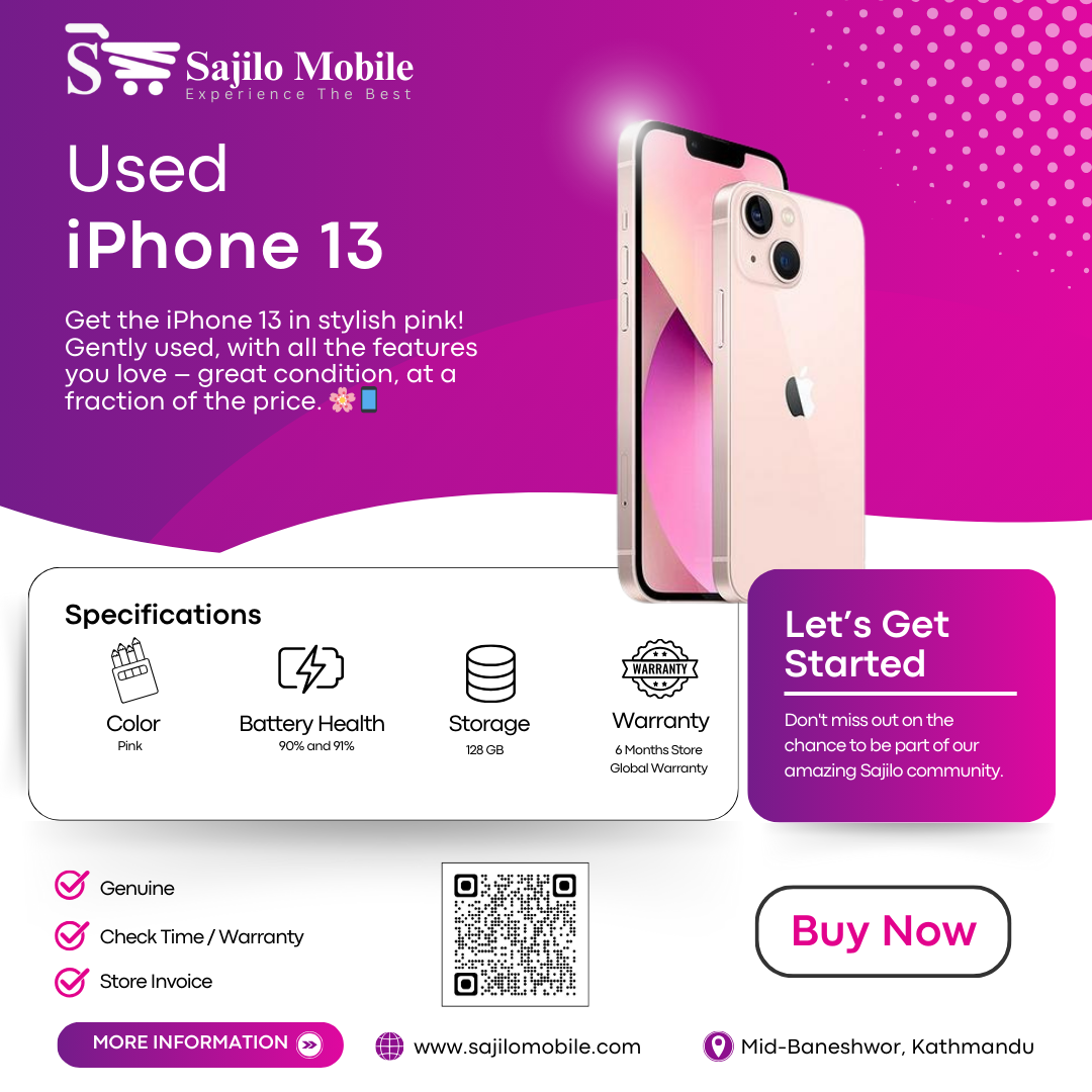  iPhone 13 Pink (128GB)